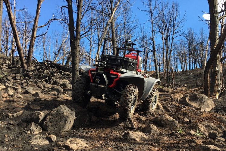 The Honda Autonomous Work Vehicle is a prototype off-road vehicle that was designed by Honda R&D Americas to bring efficiencies and increased safety to public, commercial, and consumer enterprises, such as construction, agriculture, search and rescue and firefighting. 