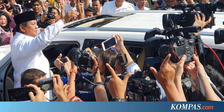 Prabowo: Hitungan Kita Menang 63 Persen