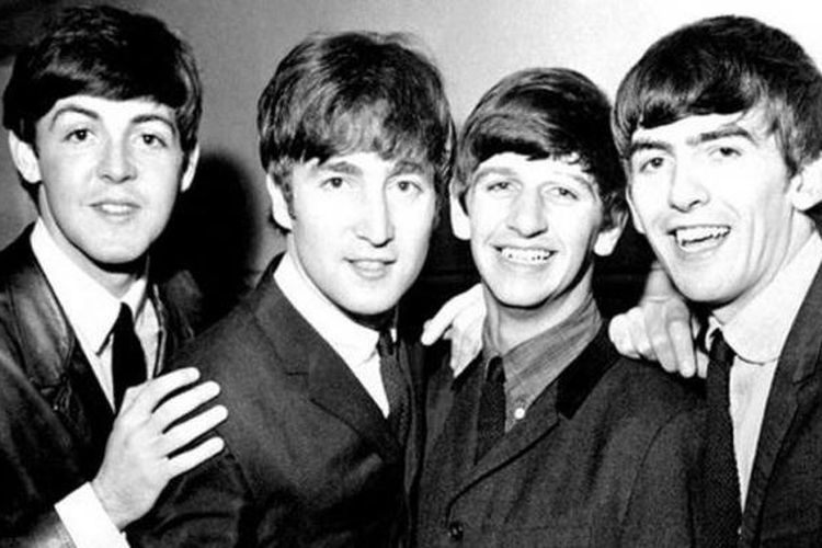 The Beatles (dari kiri ke kanan) Paul McCartney, John Lennon, Ringo Starr, dan George Harrison.