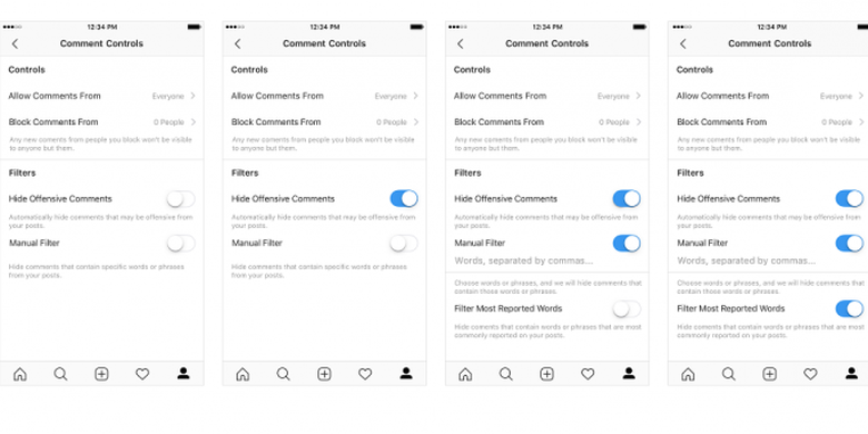 Cara mengaktifkan fitur filter komentar perundungan di Instagram
