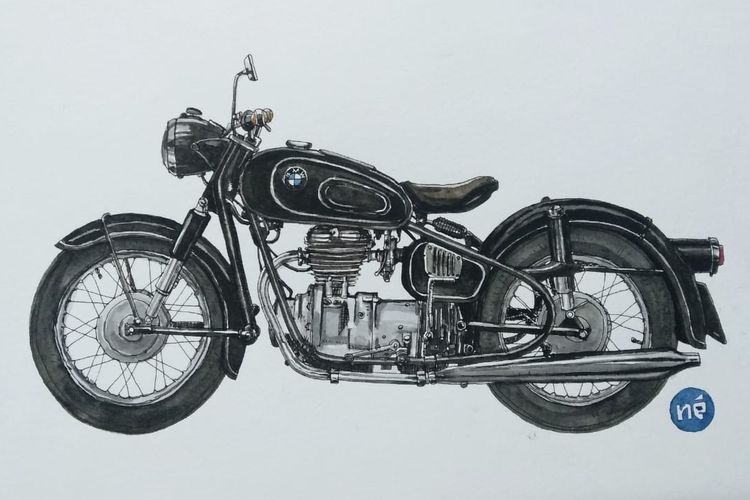  BMW  R27  Motor  Legendaris dengan Suspensi yang Khas