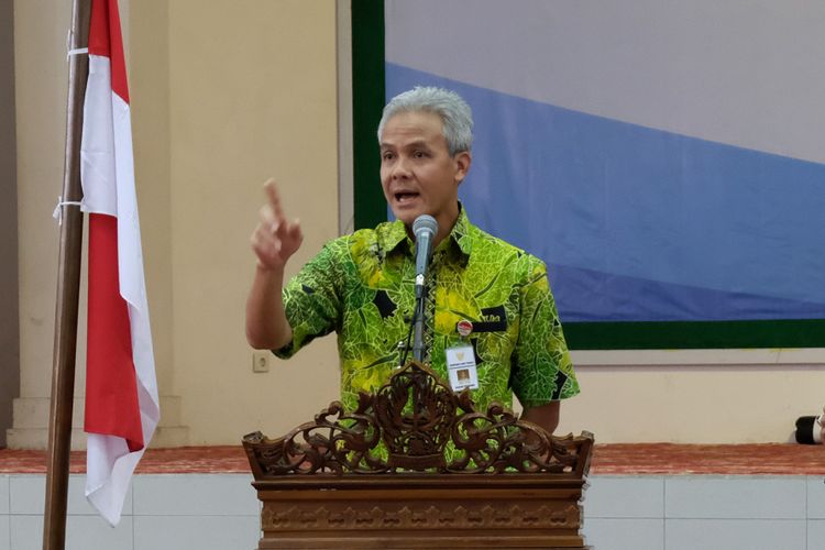 Gubernur Jawa Tengah Ganjar Pranowo.