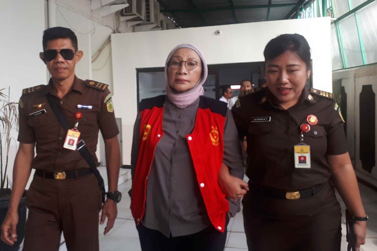 Terdakwa Ratna Sarumpaet pada persidangan keenam di Pengadilan Negeri Jakarta Selatan, Selasa (2/4/2019).