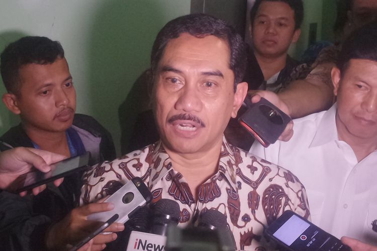 Kepala BNPT Suhardi Alius di kantor MUI, Jakarta, Rabu (21/2/2018).