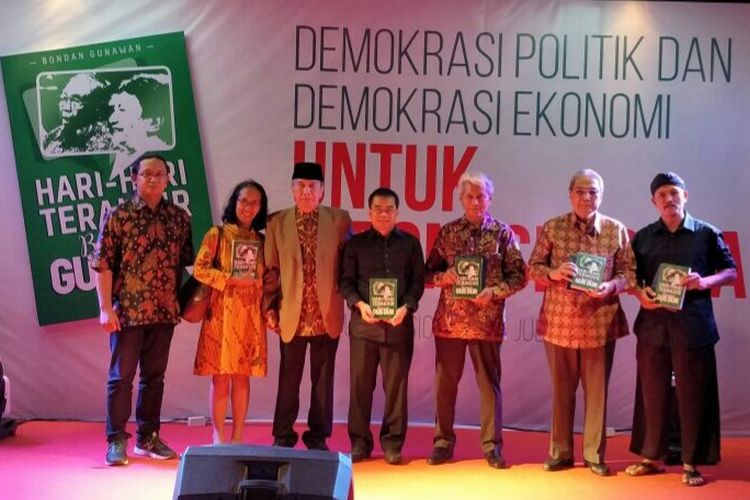 Peluncuran buku Hari-hari Terakhir bersama Gus Dur karya Bondan Gunawan di Museum Nasional, Jakarta, Rabu (25/7/2018).