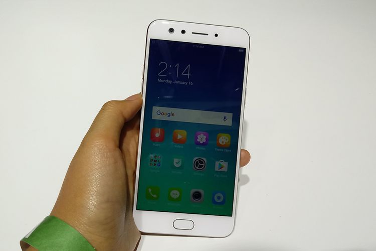 Oppo F3 dirilis di Indonesia, Kamis (4/5/2017).