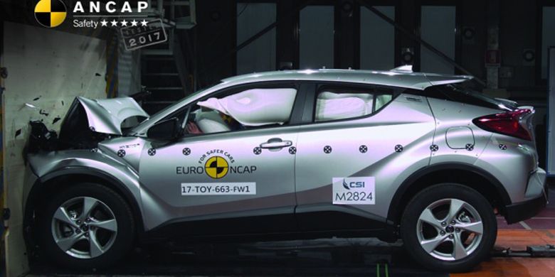 Uji tabrak Toyota C-HR di Australia