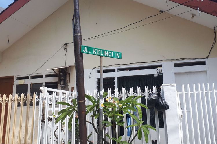 Gang Kelinci karya Lilis Suryani diambil dari nama gang di Jalan Kelinci IV yang berlokasi di Kompleks Pasar Baru. Foto diambil Selasa (18/9/2018).