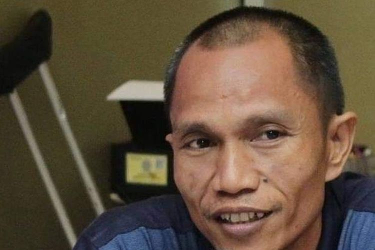 Noldus Pandin, caleg difabel untuk DPRD Kota Makassar dari Partai PSI