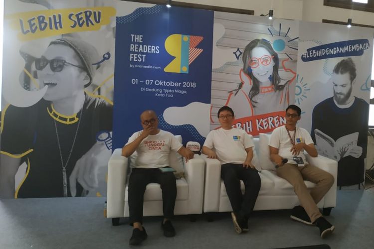 Gramedia.com menggelar acara festival buku terbesar di Indonesia bertajuk The Readers Fest 2018 Festival ini berlangsung 1 - 7 Oktober 2018 mengangkat tema ?Selebrasi Literasi dan Musik dalam Festival?.