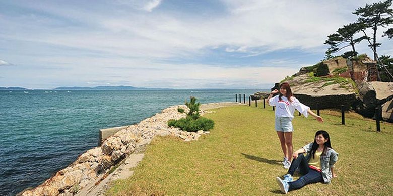 Pulau Tomogashima di Prefektur Wakayama, Jepang.