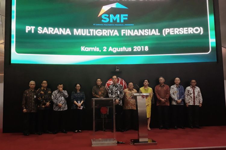 Rilis Produk EBA-SP Ritel Perdana di Indonesia Antara PT SMF dan BNI Sekuiritas, Kamis (2/8/2018)