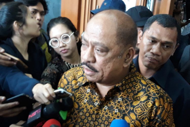 Mantan Ketua Banggar DPR, Melchias Markus Mekeng di Pengadilan Tipikor Jakarta, Senin (19/2/2018).