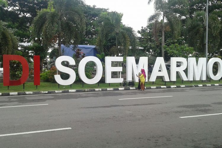 Bandara Internasional Adi Soemarmo Solo di Solo, Jawa Tengah.