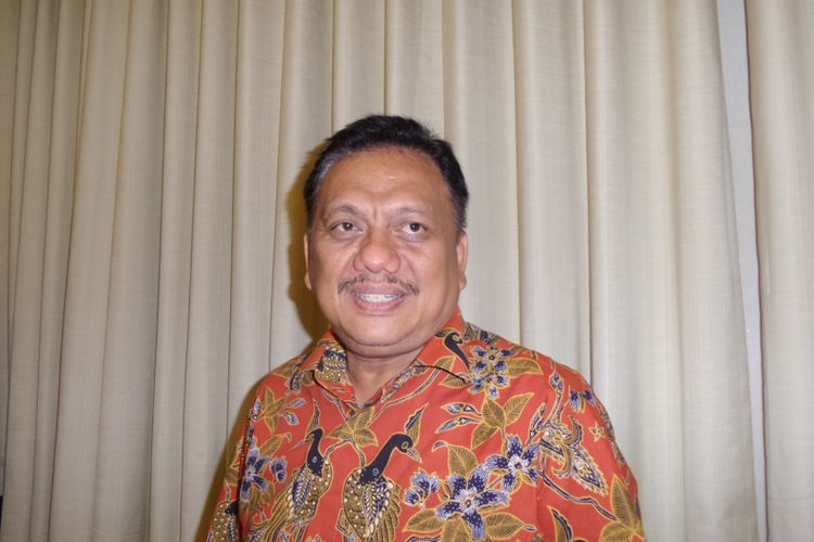 Gubernur Sulawesi Utara Olly Dondokambey di rumah dinasnya, Manado, Sulawesi Utara, Jumat (10/11/2017). 