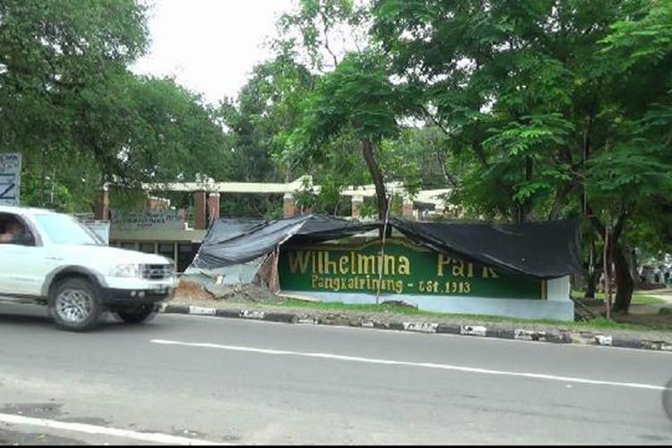 Bangunan Wilhelmina Park yang dulunya dikenal masyarakat setempat dengan nama Taman Sari di Pangkal Pinang, Kepulauan Bangka Belitung.