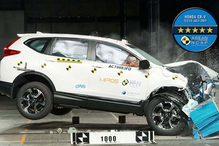 Uji Tabrak Honda CR-V ASEAN NCAP