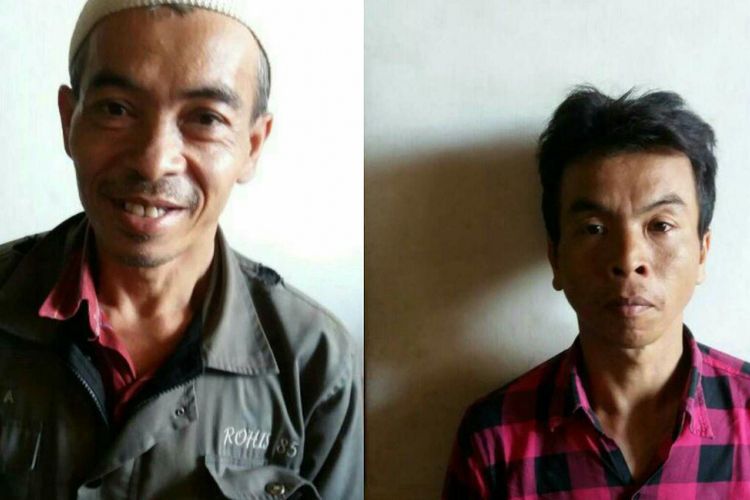 Dua Pak Ogah ditangkap di Jalan Ciledug Raya, Senin (31/7/2017).
