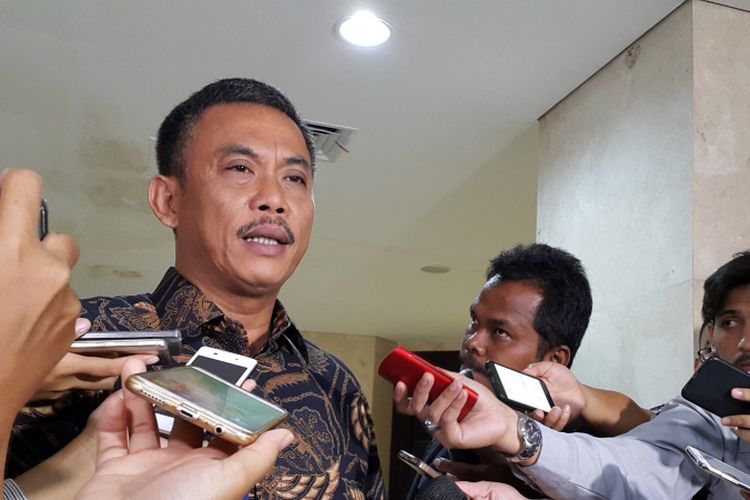 Ketua DPRD DKI Jakarta Prasetio Edi Marsudi di Kantor DPRD DKI Jakarta, Jalan Kebon Sirih, Jakarta Pusat, Selasa (30/5/2017).