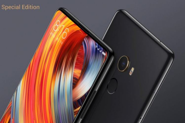 Ponsel Android Xiaomi tanpa bingkai Mi Mix 2.