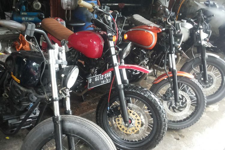 Biaya Minim Ubah Megapro Jadi Scrambler Tracker Kompas com