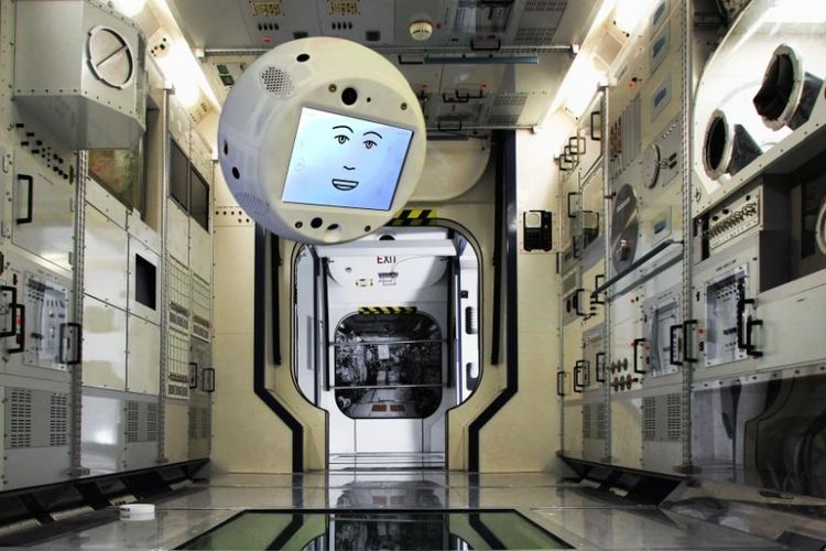 CIMON bakal menjadi kru baru di stasiun luar angkasa internasional