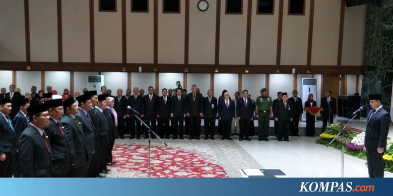 5 Fakta Seputar Pelantikan 16 Pejabat DKI