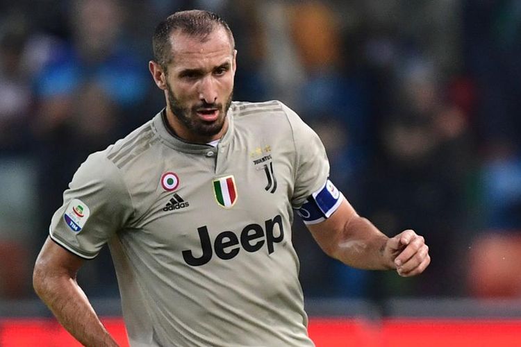 Kapten Juventus, Giorgio Chiellini, Sabtu (4/5/2019)