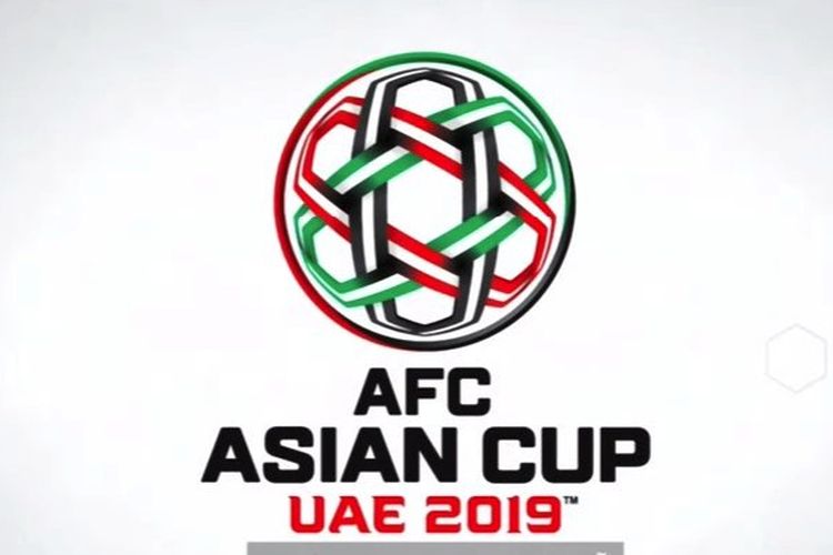 Logo Piala Asia 2019 di Uni Emirat Arab.