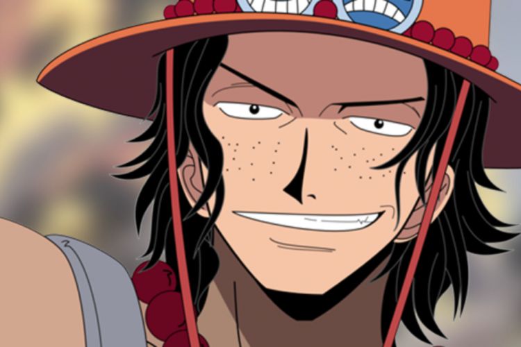 Karakter Portgas D Ace dalam anime One Piece.