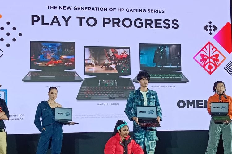 HP baru saja meluncurkan laptop gaming terbarunya, Omen X2 dan Omen X2S di Central Park Mall, Jakarta, Kamis (25/7/2019).
