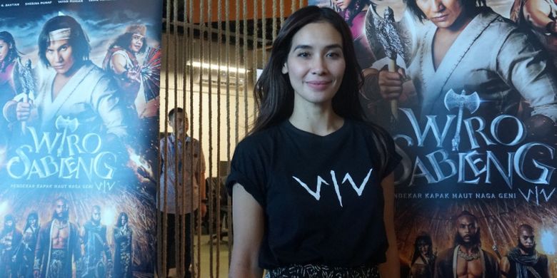 Marsha Timothy, pemeran Bidadari Angin Timur dalam film Wiro Sableng.