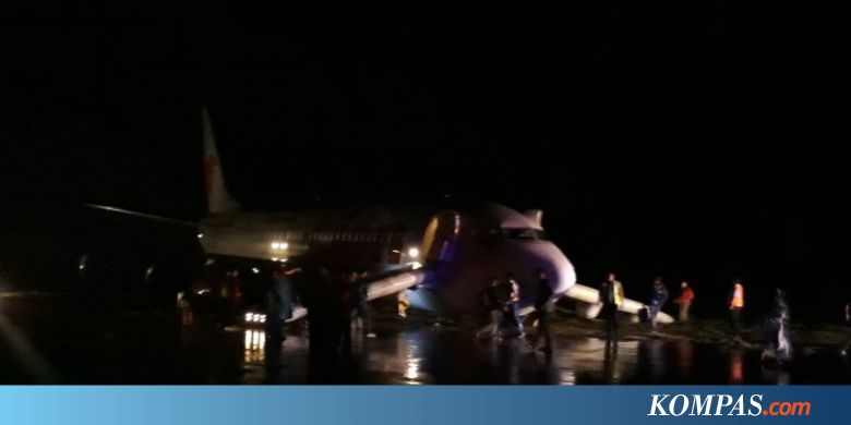 Terbatas Alat, Evakuasi Pesawat Lion Air yang Tergelincir Dilanjutkan Senin