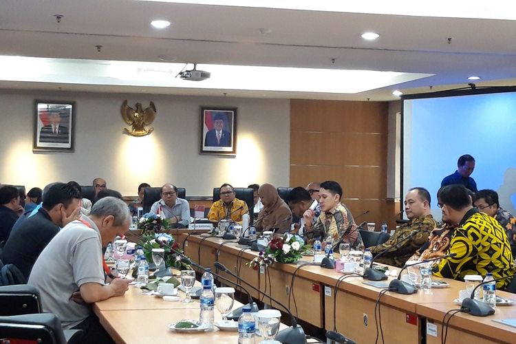 Legislator Bhutan kunjungan kerja ke DPRD DKI Jakarta untuk belajar tentang sistem demokrasi, di lantai 3, gedung DPRD DKI Jakarta, Jakarta Pusat, Jumat (6/9/2019)