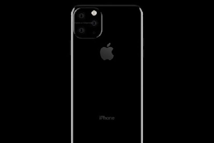 Render iPhone 2019 dengan triple-camera