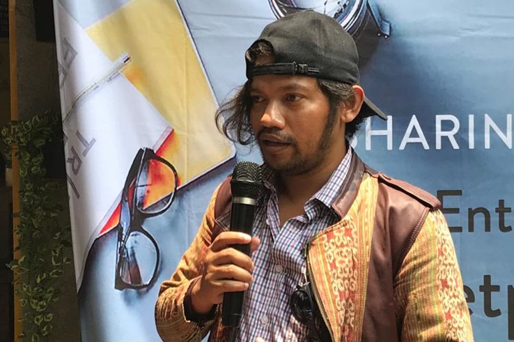 Pemilik Bangflo Handrianus Yovin Karwayu di Jakarta, Kamis (11/10/2018)
