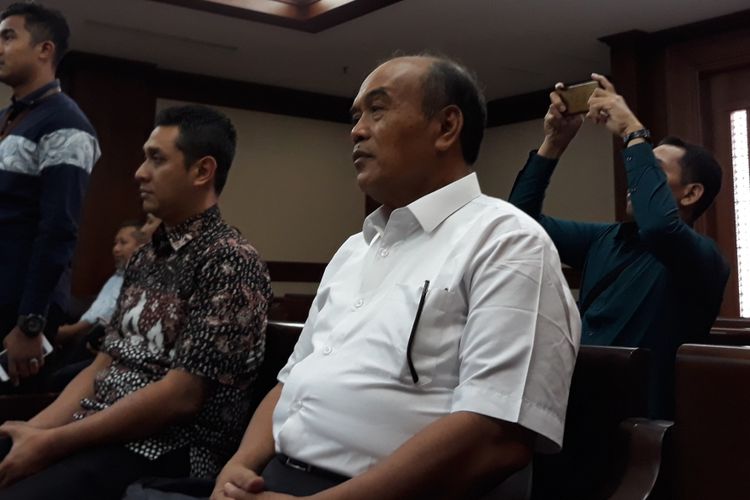 Mantan Direktur PT Jasindo, Budi Tjahjono di Pengadilan Tipikor Jakarta, Rabu (5/12/2018).