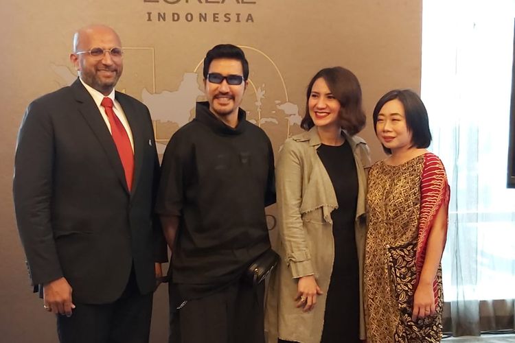 Konferensi pers perayaan ulang tahun ke-40 LOreal Indonesia.