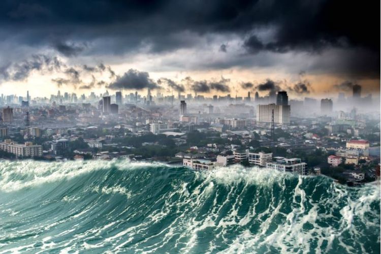 Ilustrasi tsunami