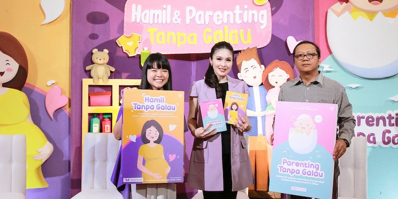 Peluncuran buku Hamil & Parenting Tanpa Galau di Gramedia Matraman Jakarta (26/6/2019).