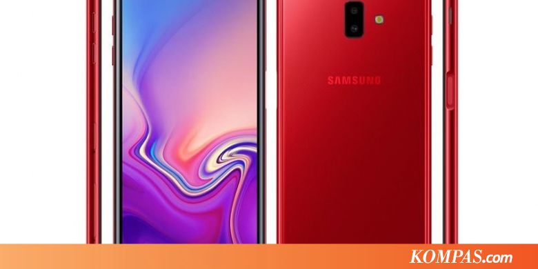 samsung j6 plus 2018 warna merah