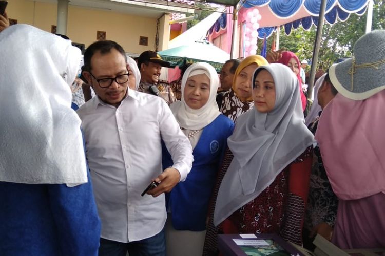 Menteri Ketenagakerjaan Muhammad Hanif Dhakiri, di Rawa Denok, Pancoran Mas, Depok, Jumat (18/1/2019).