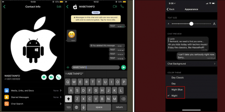 WhatsApp Dark Mode