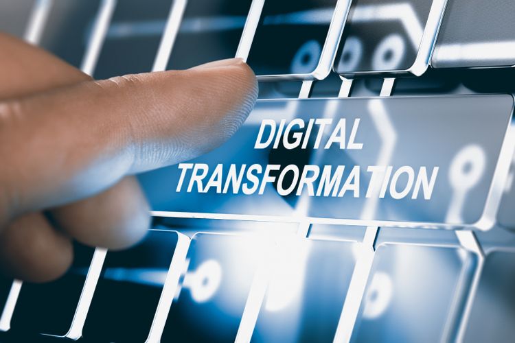 Ilustrasi transformasi digital