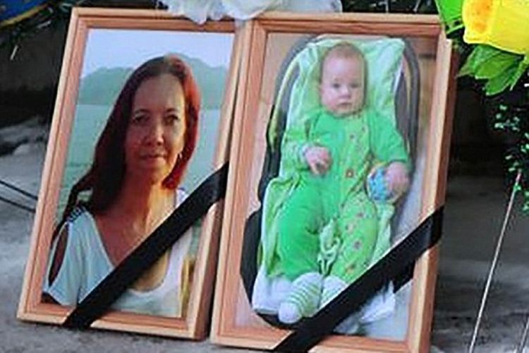 Natalia Simonova (38) dan bayinya yang baru berusia enam bulan tewas terjepit lift di sebuah gedung apartemen di kota Simferopol, Crimea.