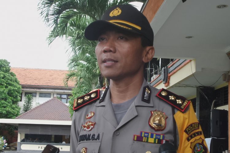 Kapolres Karangasem, AKBP I Wayan Gde Ardana saat ditemui di Mapolda Bali, Denpasar, Senin (11/12/2017).