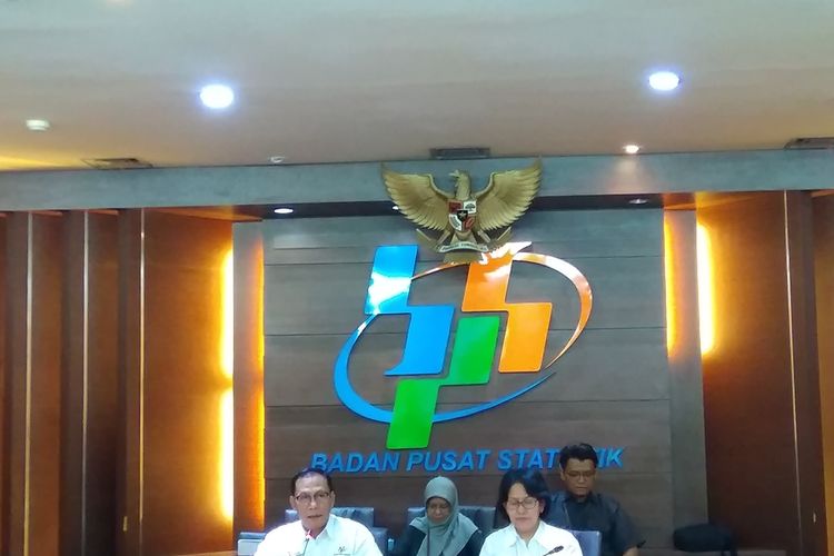 Kepala Badan Pusat Statistik (BPS) Suhariyanto, di Kantor BPS, Senin (2/9/2019).