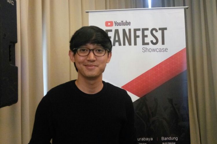 Eka Gustiwana merupakan salah satu kreator terkenal yang ambil bagian dalam YouTube Fanfest 2017 di Bandung, 20-22 Oktober 2017.