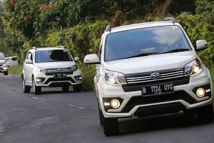 New Daihatsu Terios saat digeber di Bali dalam media test drive, 16-18 April 2015.