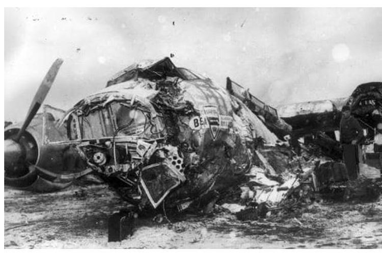 Pesawat jatuh saat Tragedi Munich